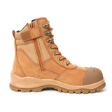 Wheat Side-Zip Safety Work Boots - IronCladStitch