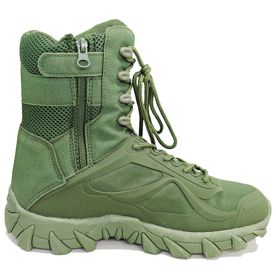 Men’s Side-Zip Tactical Combat Boots - IronCladStitch